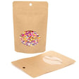 Eco Stand Up Pouches Kraft 57 grams 102x60x152mm 