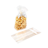 Blokbodemzakken Home Compostable 127x76x305 mm met Papieren kaart - 100 st