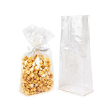 Blokbodemzakken Home Compostable 127x76x305 mm met Papieren kaart - 100 st