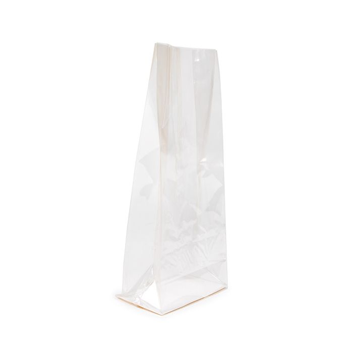 Blokbodemzakken Home Compostable 127x76x305 mm met Papieren kaart - 100 st