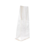 Blokbodemzakken Home Compostable 127x76x305 mm met Papieren kaart - 100 st