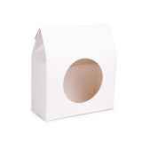 Kraftdoosjes Wit Met Rond Venster 89x38x102 mm - 25 stuks