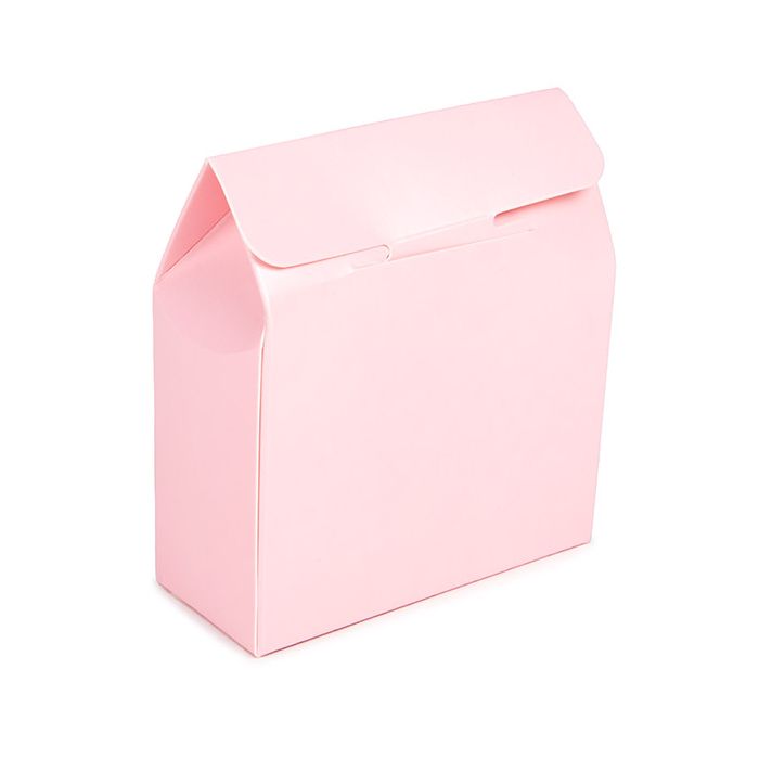 Geschenkdoosjes Roze met Rond Venster 89x38x102 mm - 25 st.