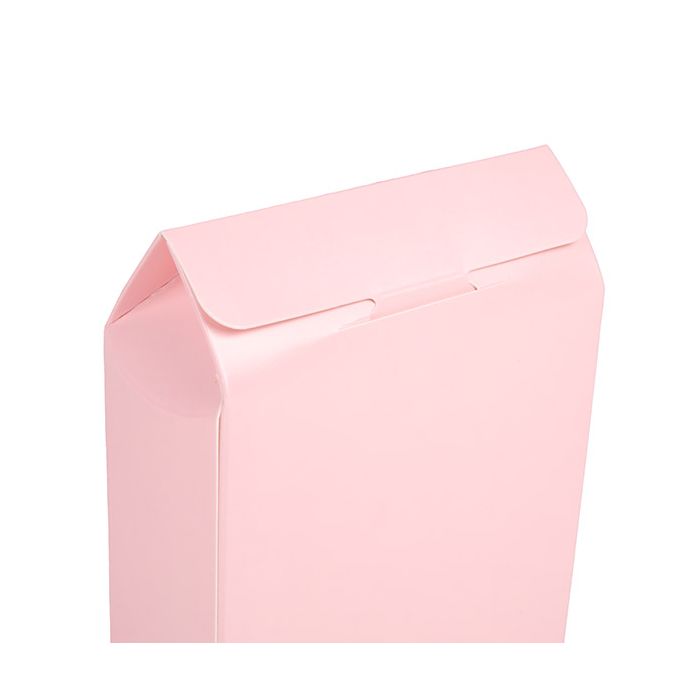 Kraftdoosjes Roze Met Hartjes Venster 105x44x133 mm - 25 stuks