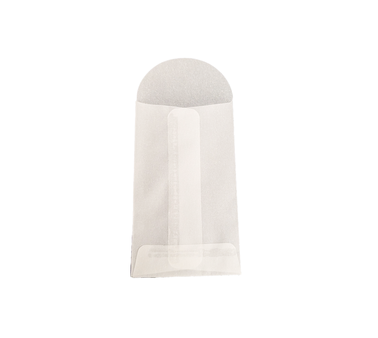 Semi transparante enveloppen 50x85 mm - 100 stuks