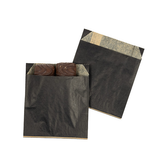Papieren Zakken Vetbestendig Zwart 10,2x2,9x11,4cm - 100 stuks
