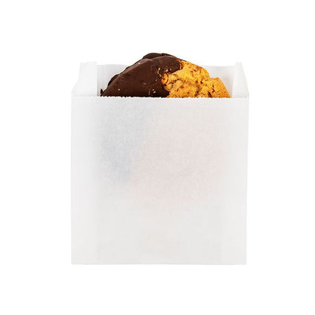 Greaseproof Bags White 102x29x114mm 