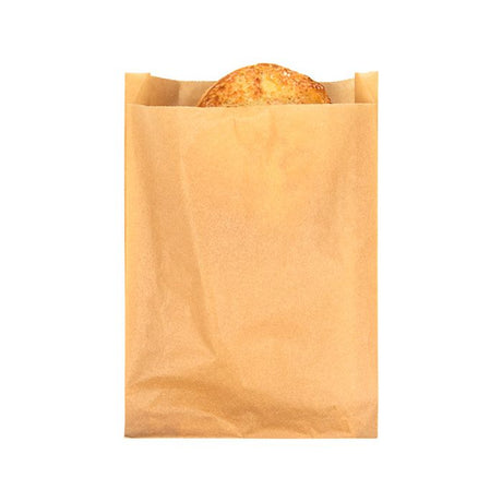 Greaseproof Bags Kraft 171x29x229mm 