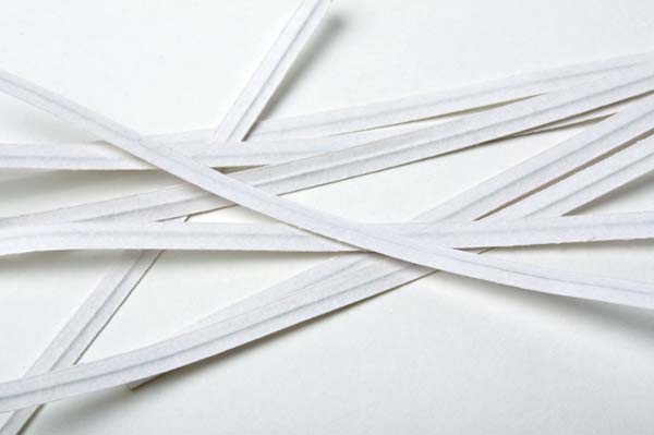 Tin Ties 15.2x0.4cm Paper White (1.000 pieces) [TT6WH]