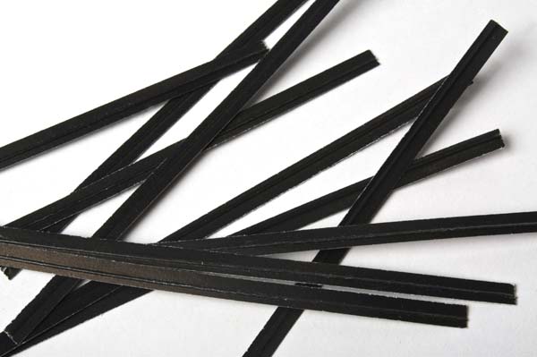 Tin Ties 10.2x0.4cm Paper Black (1.000 pieces) [TT4BK]