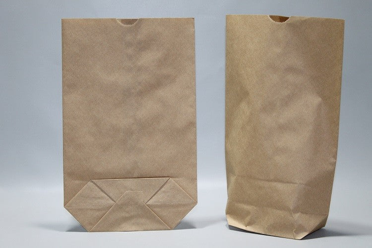 Eco Paper Bags with Cross Bottom 2.5 kg, 225x370mm 