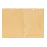 Eco flat kraft Paper Bags with bioplastic inside 152x229mm 