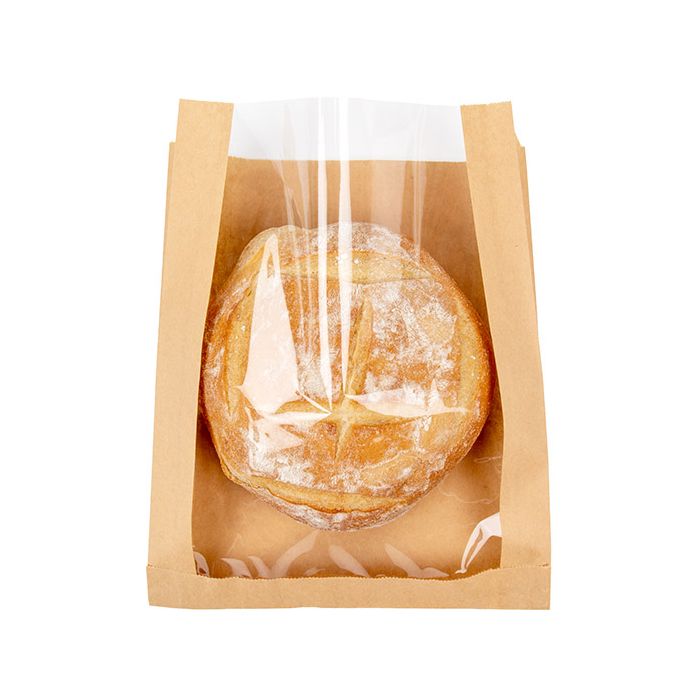 Kraft Zakken 229x41x279 mm Met zijvouw - 100 Stuks