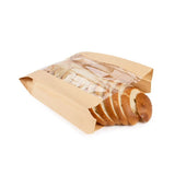 Kraft Zakken 26x102x356 mm Met zijvouw - 100 Stuks