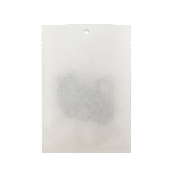 Eco Vlakke Zakken Kraft/Bioplastic Wit 102x152mm - 100 st