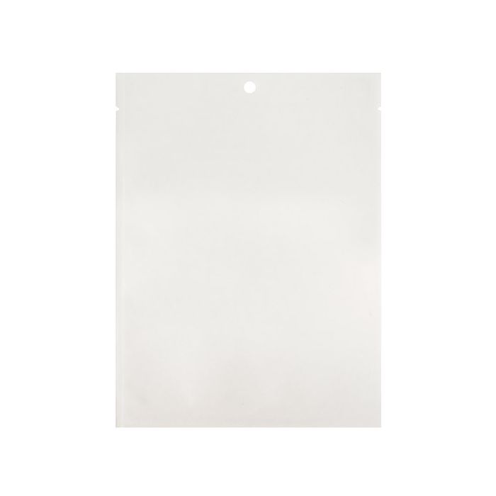 Eco Vlakke Zakken Kraft/Bioplastic Wit 127x178mm - 100 st