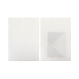 Eco Vlakke Zakken Kraft/Bioplastic Wit 152x229mm - 100 st