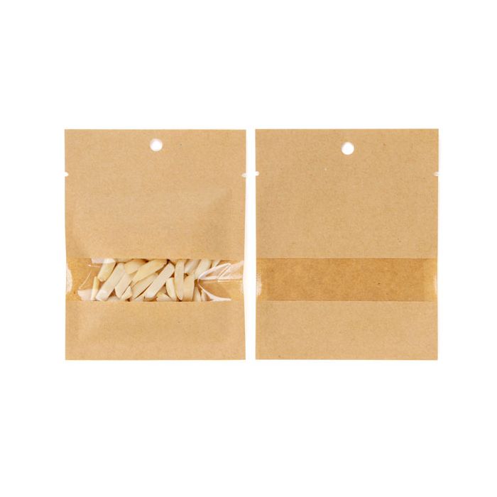 Zakken Kraft Composteerbaar 85x105mm met Venster - 100 st