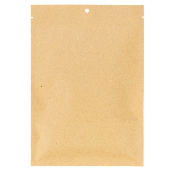 Eco Vlakke Zakken Kraft/Bioplastic 137x185mm - 100 st