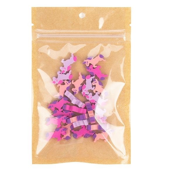 Kraft Gripzakken met transparante voorkant 92 x 127 mm met ophanggat - 100 stuks