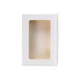 Kraft doosje Wit met Venster 70x21x103 mm - 25 st