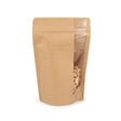 Stand Up Pouches Kraft | Vertical Window | 149x89x232mm 