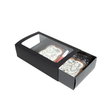Tweedelige Papieren Dozen Zwart 21x12,7x5,7cm - 25 stuks