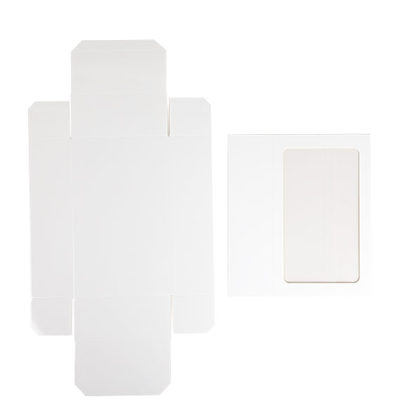 Tweedelige Papieren Dozen Wit 21x12,7x5,7cm - 25 stuks