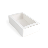 Tweedelige Papieren Dozen Wit 21x12,7x5,7cm - 25 stuks