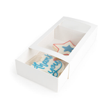 Tweedelige Papieren Dozen Wit 21x12,7x5,7cm - 25 stuks