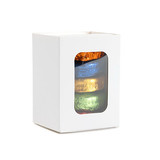 Tweedelige Papieren Dozen Wit 9,5x6,4x5,7cm - 25 stuks