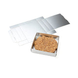 Zilvere Kraftdoosjes Bodem 105x25x108mm - 25 stuks