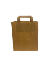 Eco Paper Shopping Bags Brown 220+100x280mm 