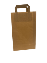 Eco Paper Shopping Bags Brown 220+110x360mm 