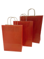 Paper Carry Bags Dk Red 320+120x410mm 