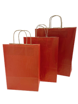 Paper Carry Bags Dk Red 260+120x350mm 