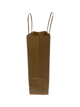 Papieren Draagtassen Bruin 220+100x310mm - 50 st