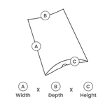 Gondeldoosjes 400x280x65mm Bruin - 100 st