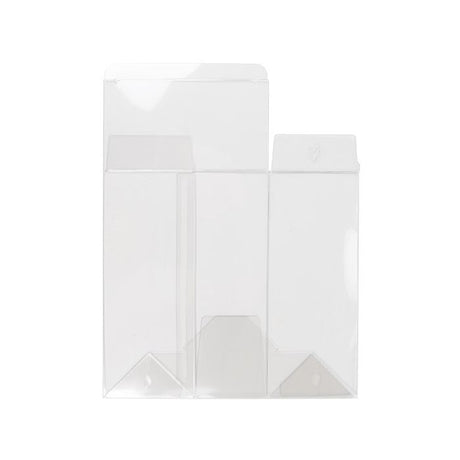 rPET Crystal Clear Pop & Lock Box 137x76 x187 mm 