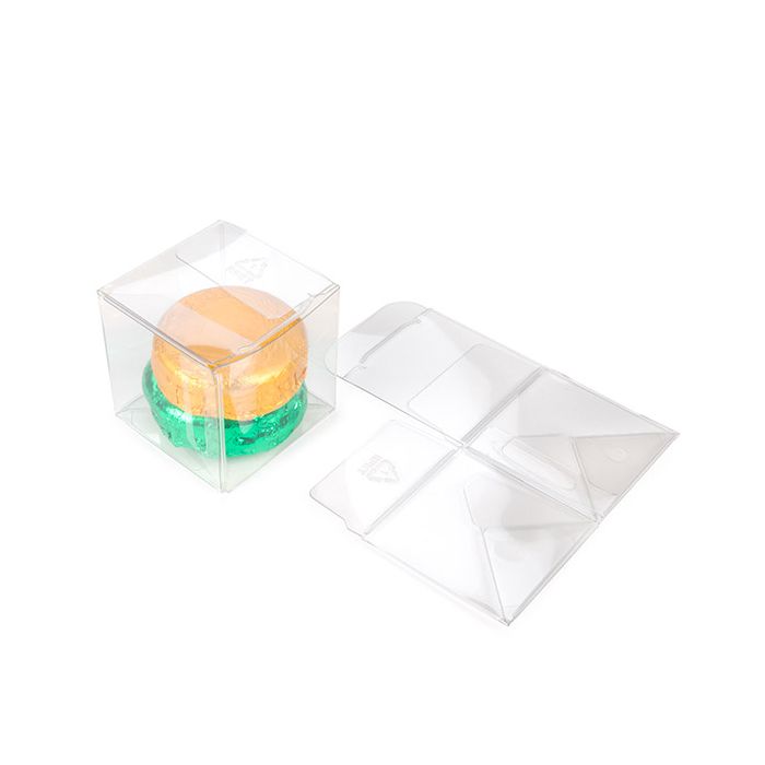 rPET Crystal Clear Pop & Lock Box 51x51x51 mm 