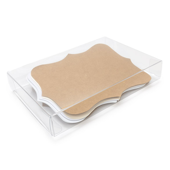 Geschenkdoosjes gerecycled PET 10,5x2,5x15,6cm - 25 st