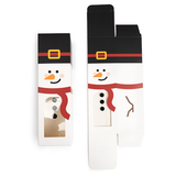 Geschenkdoosjes Sneeuwpop met Venster 57x57x203mm - 25 st.