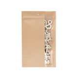 Kraft Gripzakken met Verticaal Venster 152x235 mm - 100 stuks