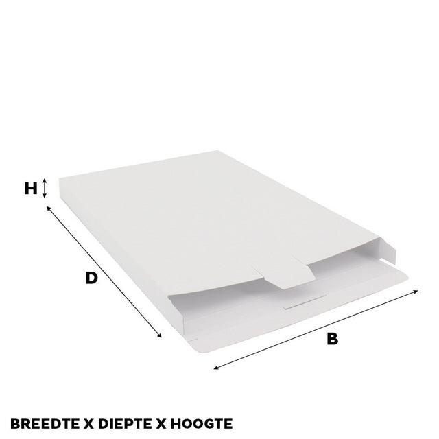Shipping cartons 160x250x29mm White 