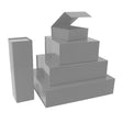Magnet boxes 140x145x57mm Silver 