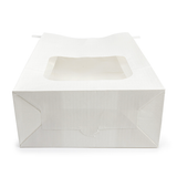 Blokbodemzakken Wit met Sluiting en Venster 15,2x7x26,7cm - 100 stuks