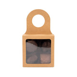 Kraft Box with window 90x30x90mm 