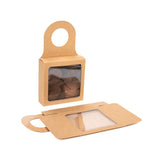 Kraft Doosje met Venster 90x30x90mm - 25 st