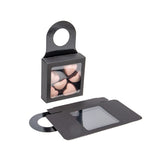 Kraft Doosjes Zwart met Venster 90x30x90mm - 25 st