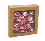 Kraft doosje met venster 105x22x105mm - 25 st